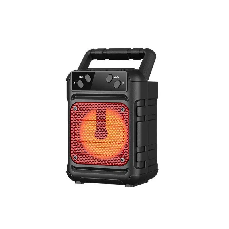 Portable Bluetooth Speaker 3" Black FM USB SD