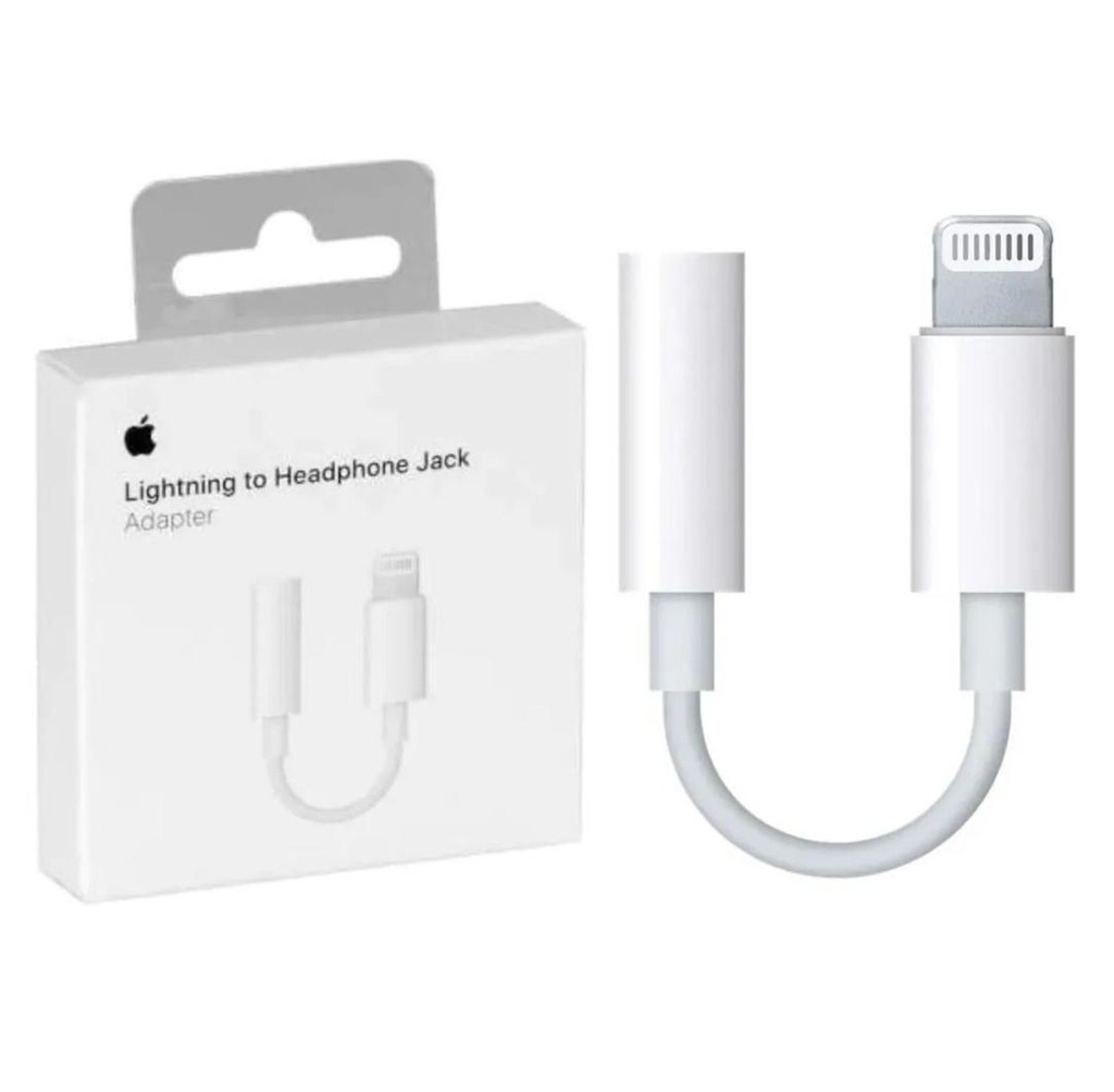 Lightning to 3.5mm Headphone Jack Adapter White