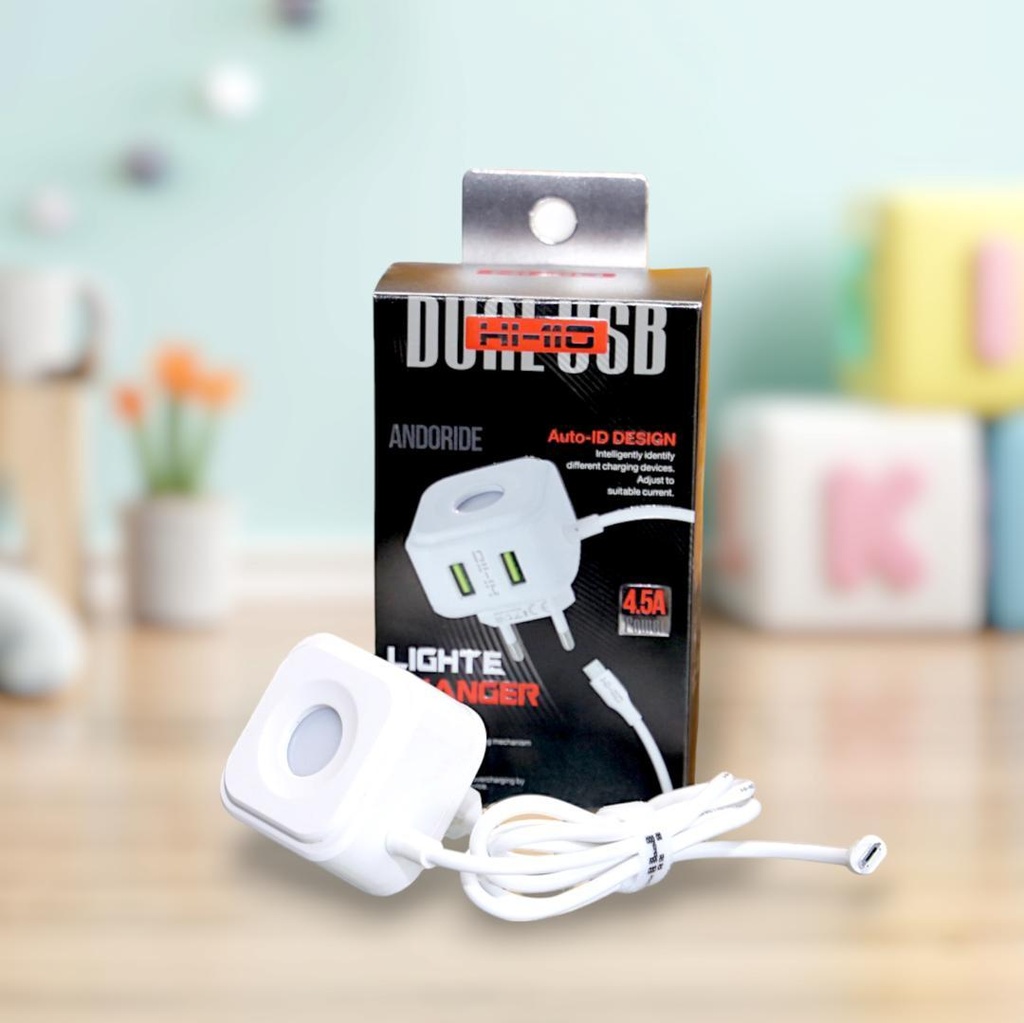 White 3-in-1 Fast Charging Wall Adapter