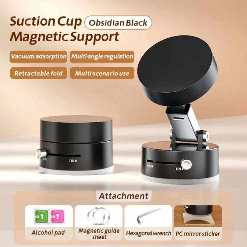 Magnetic Suction Phone Holder Multicolor Lightweight Portable